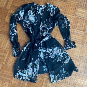 Le Château floral duster vest
